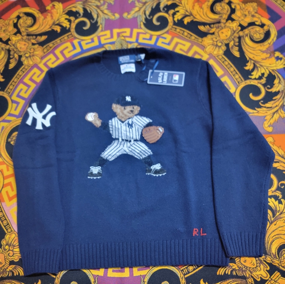 Polo Ralph Lauren Yankees Polo Bear Knit